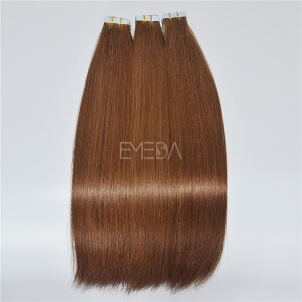 Hair Tape In Extensions Silky Straight Skin Weft Human Remy Hair YL333